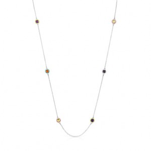 Tous Vibrant Colors With Gemstones Halskette Silber | Österreich-QOGLMK280