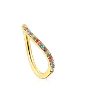 Tous Vibrant Colors With Gemstones Ring Gold | Österreich-YJNRFV184