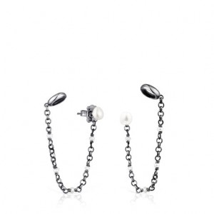 Tous Virtual garden For Airpods With Cultured Pearls Ohrringe Silber | Österreich-TMDLCP263