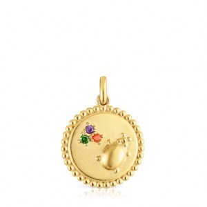 Tous Virtual garden Medallion With Gemstones Anhänger Gold | Österreich-VEZHDC483