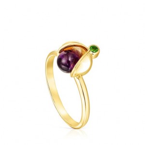 Tous Virtual garden With Amethyst Ring Gold | Österreich-RESMQO704