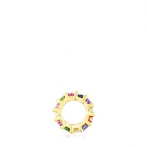 Tous Virtual garden With Gemstones Anhänger Gold | Österreich-SWYVOB729