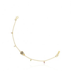 Tous Virtual garden With Labradorite Gemstones Armband Gold | Österreich-LXYMNH429