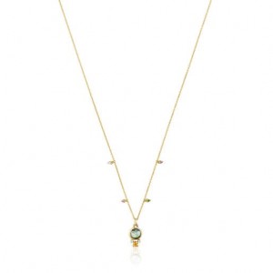 Tous Virtual garden With Labradorite Gemstones Halskette Gold | Österreich-ETYNMO310