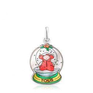 Tous Xmas Kollektion Snow Ball With Mother-of-pearl Anhänger Silber | Österreich-SYQWOD052