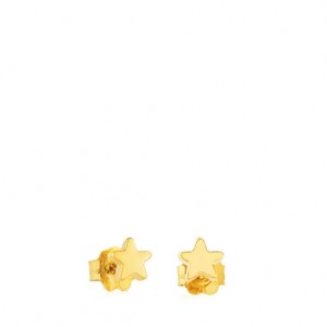 Tous Xxs Star Motif Pressure Clasp Sweet Dolls Ohrringe Gold | Österreich-MSFOTA185