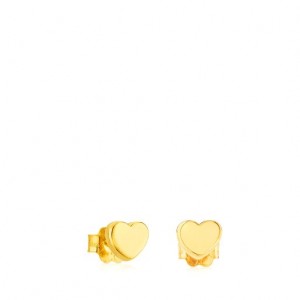 Tous Xxs With Bear Motif Pressure Clasp Sweet Dolls Ohrringe Gold | Österreich-MCHDUN215