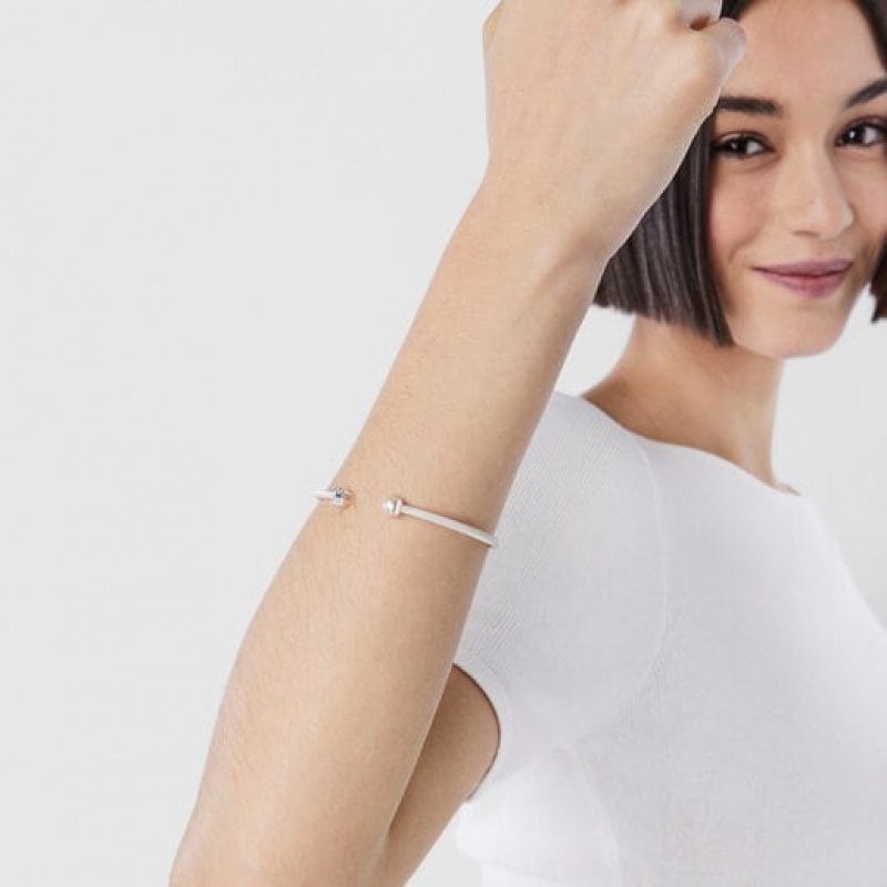 Tous 07cm Pearl Mesh Armband Silber | Österreich-URYQWK198