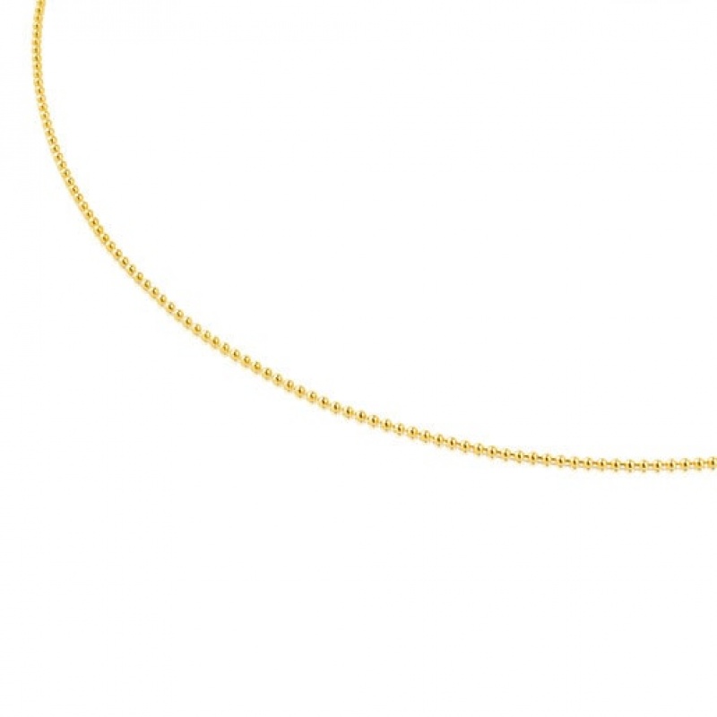 Tous 40 cm Choker With Balls Kettenriemen Gold | Österreich-AGEXZH092