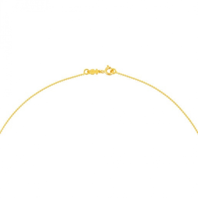 Tous 40 cm Choker With Balls Kettenriemen Gold | Österreich-AGEXZH092
