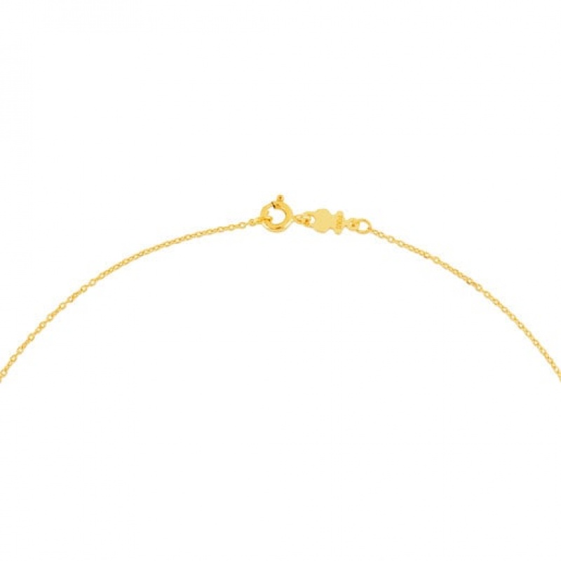 Tous 40 cm Choker With Small Rings Kettenriemen Gold | Österreich-KWIODS491