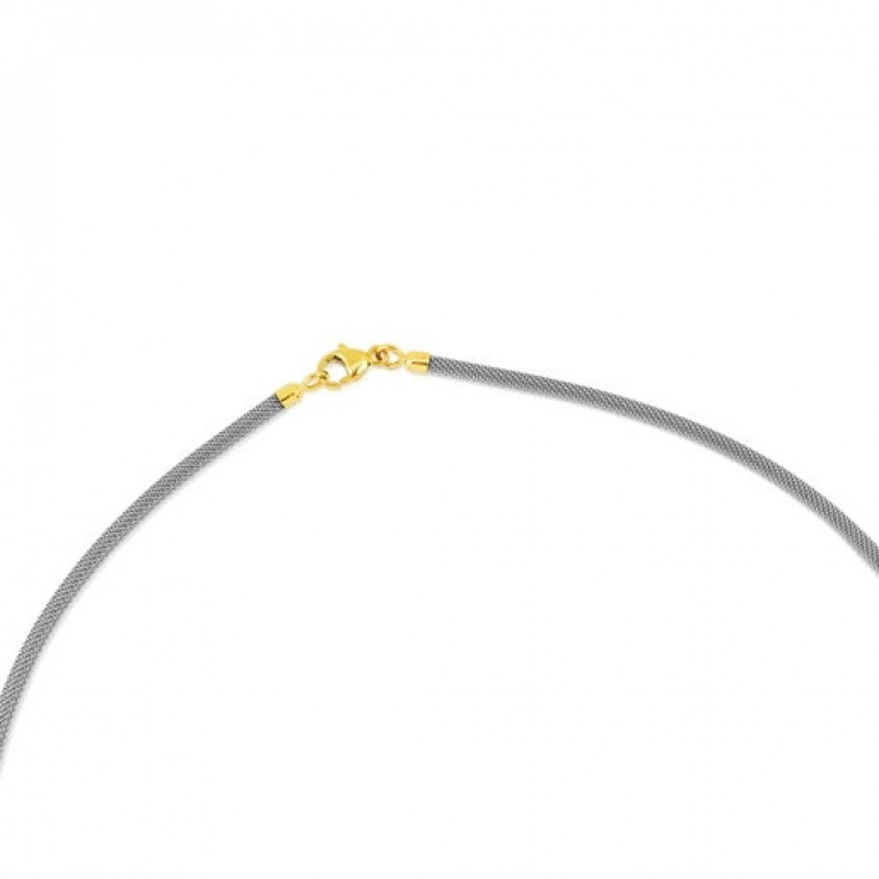 Tous 40 cm Steel Choker Kettenriemen Gold | Österreich-DYRLGI642