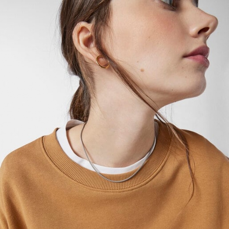 Tous 40 cm Steel Choker Kettenriemen Gold | Österreich-DYRLGI642