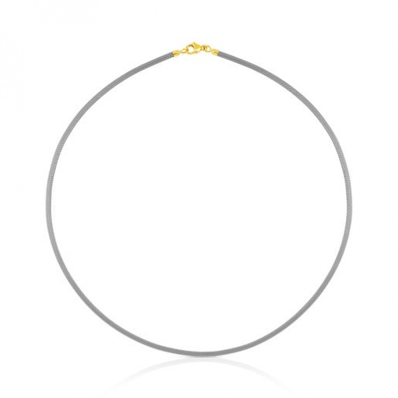 Tous 40 cm Steel Choker Kettenriemen Gold | Österreich-DYRLGI642