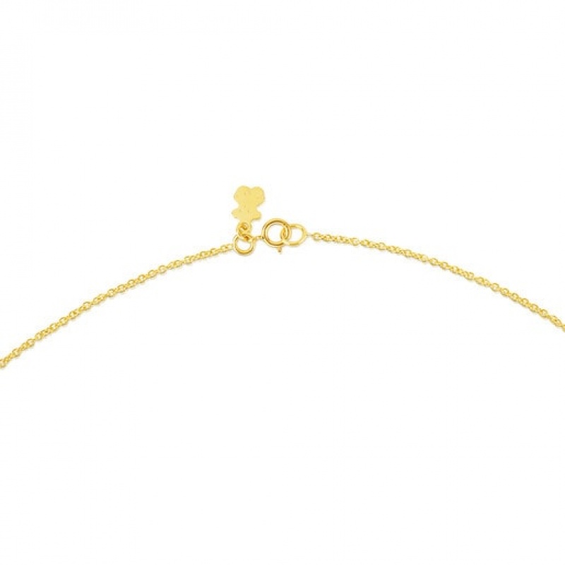 Tous 45 cm Choker With 8 Groups Of Interspersed Balls Kettenriemen Gold | Österreich-EZRKHO748