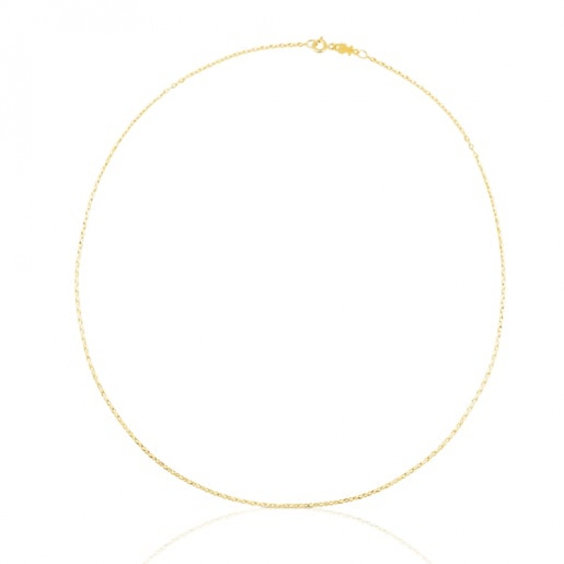 Tous 45 cm Choker With Oval Rings Kettenriemen Gold | Österreich-MXEVUZ098