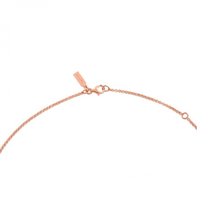 Tous 45 cm Hand Choker Kettenriemen Rosa Gold | Österreich-JGIHNY549