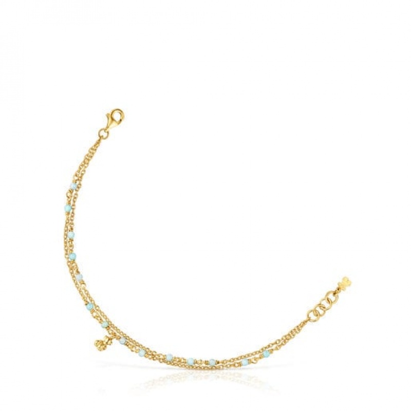 Tous Amazonite Bold Bear Armband Silber | Österreich-DKAYEQ618