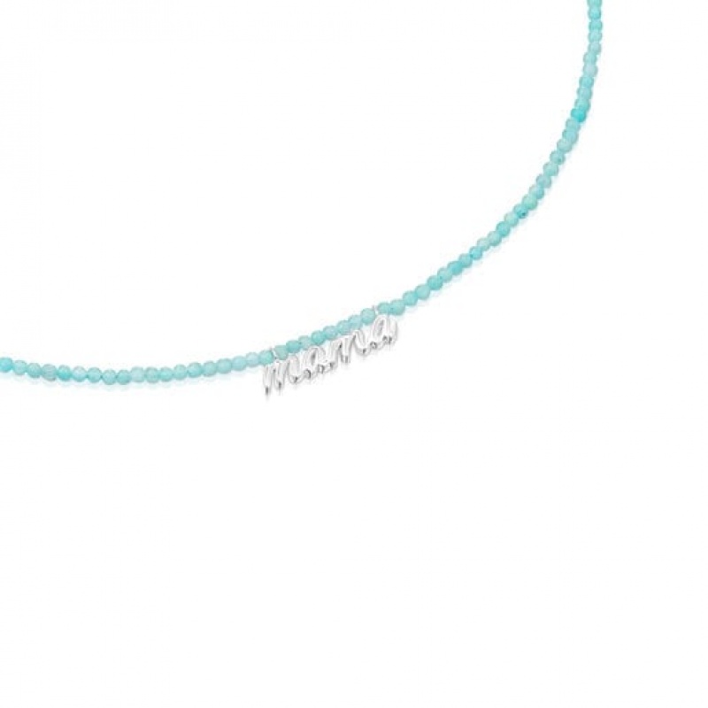 Tous Amazonite Mama Mama Halskette Blau | Österreich-AYGOJD069