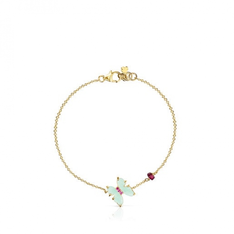 Tous Amazonite Ruby Vita Armband Gold | Österreich-QZEKOD849