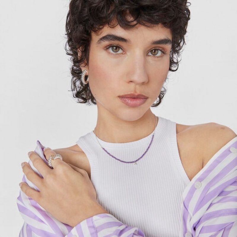 Tous Amethyst Bold Bear Halskette Lila | Österreich-BTOCLN049