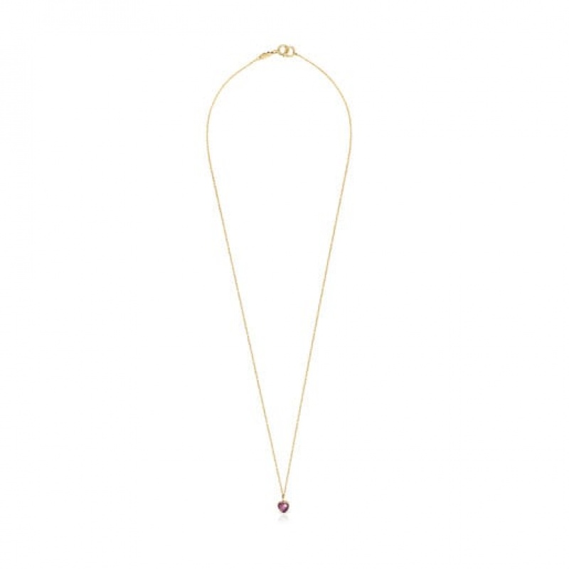 Tous Amethyst Glory Halskette Gold | Österreich-KBXMYW309