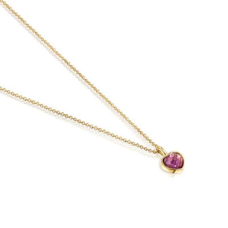 Tous Amethyst Glory Halskette Gold | Österreich-KBXMYW309