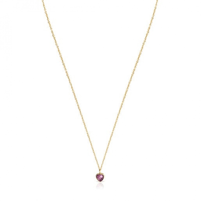 Tous Amethyst Glory Halskette Gold | Österreich-KBXMYW309