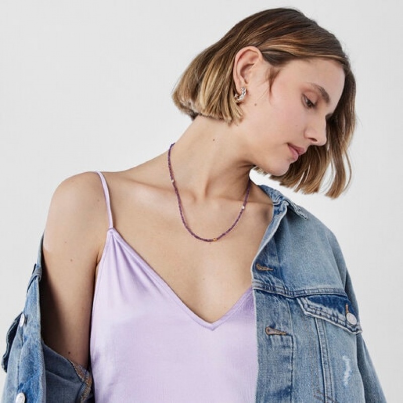 Tous Amethyst Joy Bits Halskette Lila | Österreich-XBHNSU593