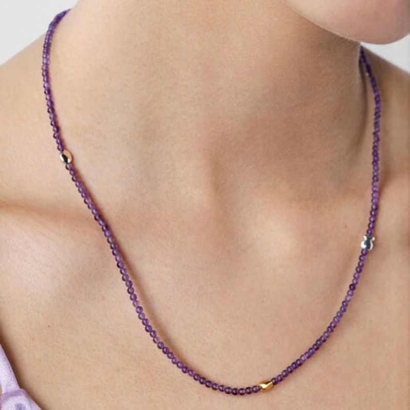 Tous Amethyst Joy Bits Halskette Lila | Österreich-XBHNSU593