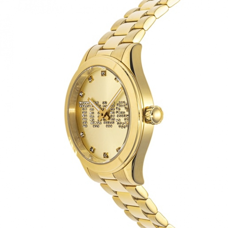 Tous Analogue With Ipg Steel Wristband Crystals T Logo Uhren Gold | Österreich-RDEAJC946