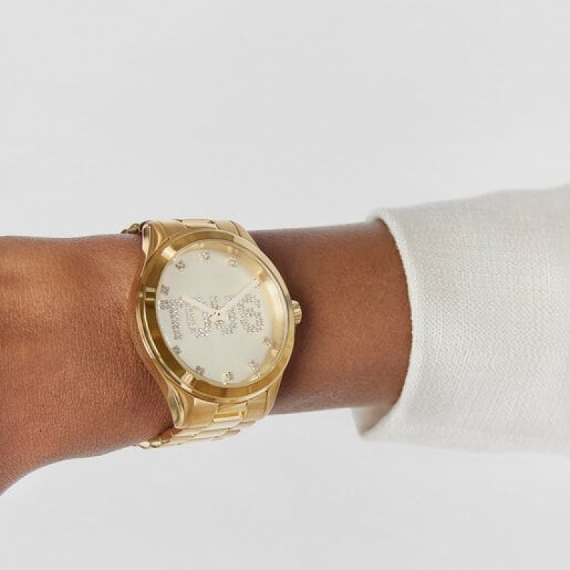 Tous Analogue With Ipg Steel Wristband Crystals T Logo Uhren Gold | Österreich-RDEAJC946