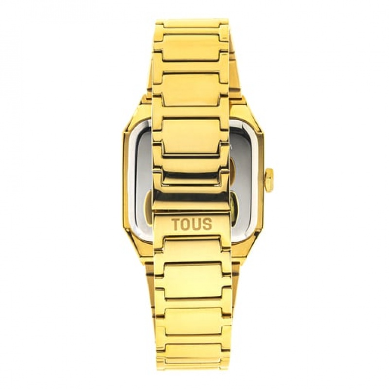 Tous Analogue With Ipg Steel Wristband Karat Squared Uhren Gold | Österreich-LUHKIJ834