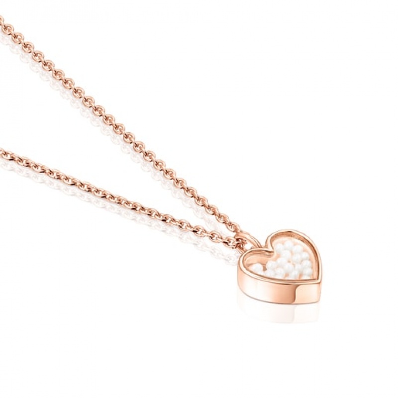 Tous Areia With Pearls Halskette Rosa Gold | Österreich-ZMYXBS532