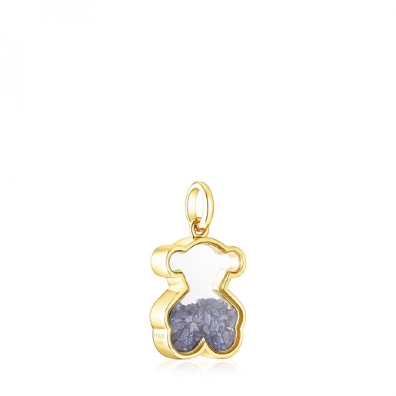 Tous Areia With Sapphire Anhänger Gold | Österreich-BQJCLT237