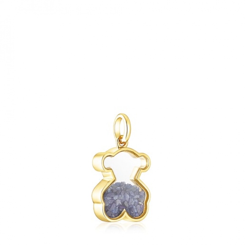 Tous Areia With Sapphire Anhänger Gold | Österreich-BQJCLT237