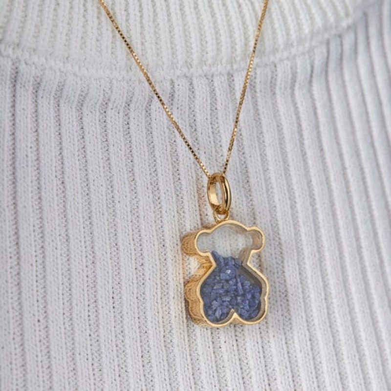Tous Areia With Sapphire Anhänger Gold | Österreich-BQJCLT237