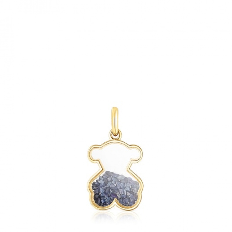 Tous Areia With Sapphire Anhänger Gold | Österreich-BQJCLT237