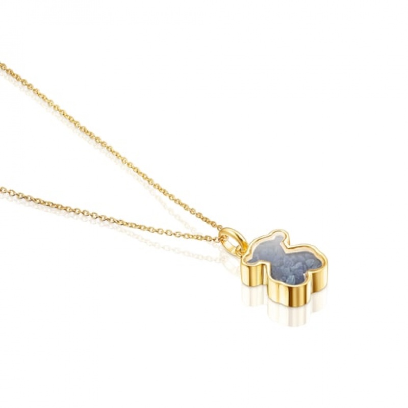 Tous Areia With Sapphire Halskette Gold | Österreich-BFYCNX279