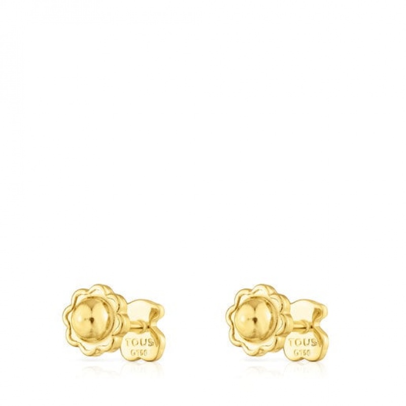 Tous Baby Bear Motif Ohrringe Gold | Österreich-HFEZMK632