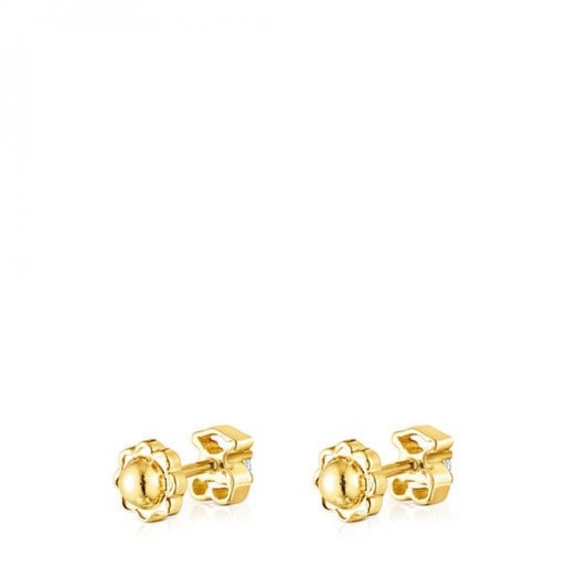 Tous Baby With Diamonds Ohrringe Gold | Österreich-LFGBJQ053