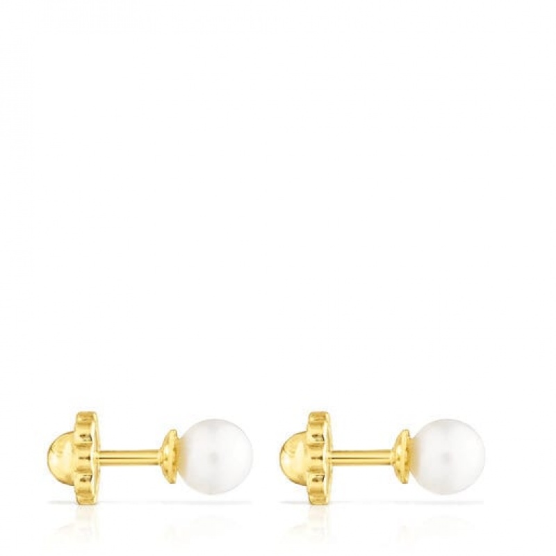 Tous Baby With Pearls Ohrringe Gold | Österreich-RIZAYN403