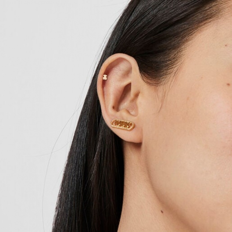 Tous Basics Bear Ear Ohrringe Gold | Österreich-QYAWUV436
