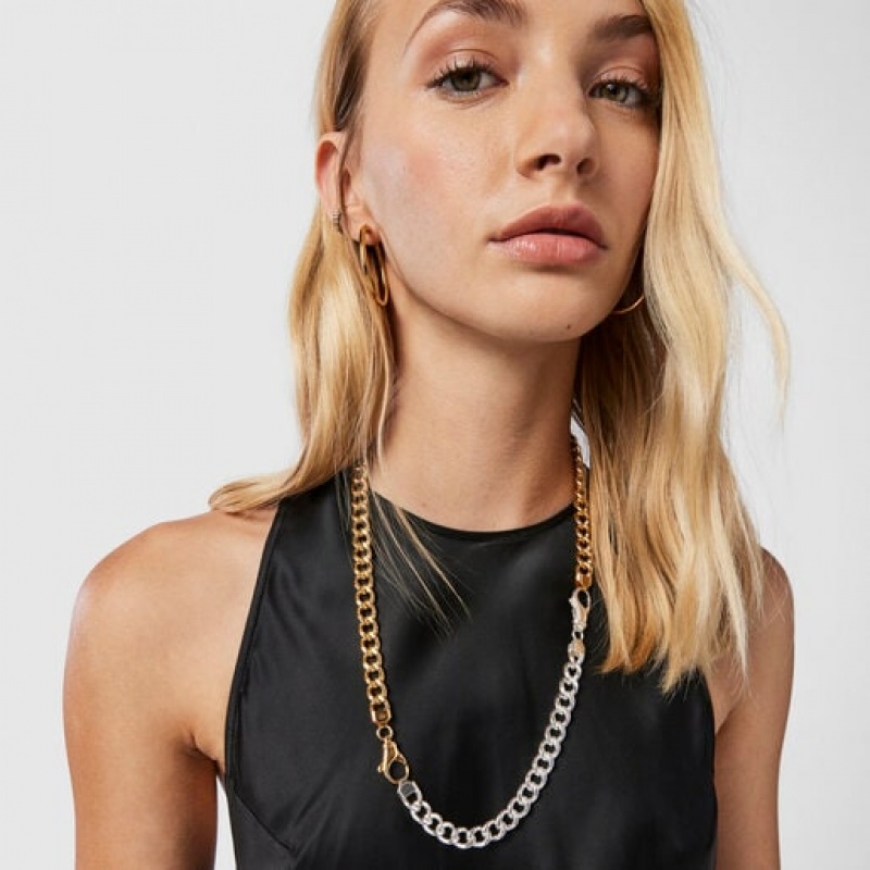 Tous Basics Choker Kettenriemen Gold | Österreich-PWTROB806