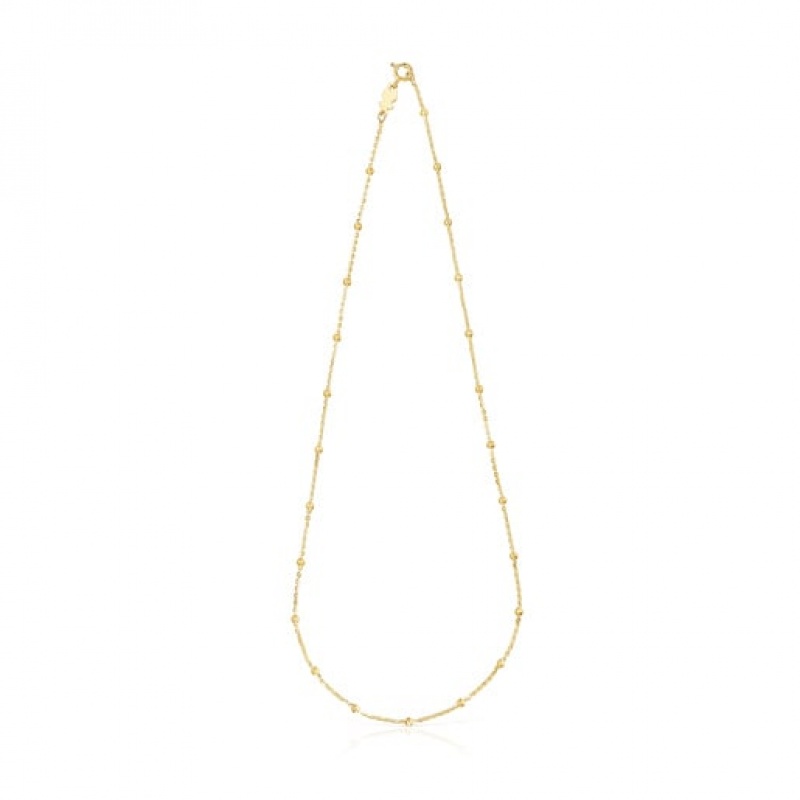 Tous Basics Choker With Interspersed Beads Kettenriemen Silber | Österreich-WRJMQF831
