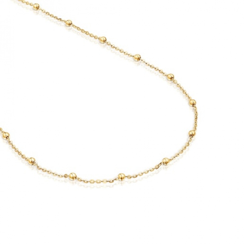 Tous Basics Choker With Interspersed Beads Kettenriemen Silber | Österreich-WRJMQF831