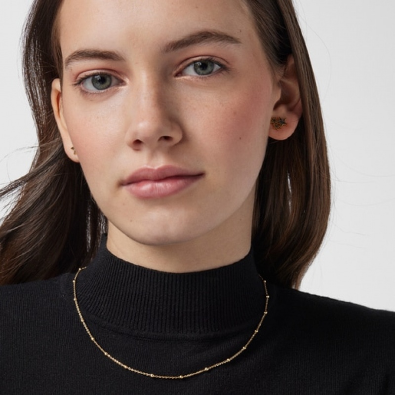 Tous Basics Choker With Interspersed Beads Kettenriemen Silber | Österreich-WRJMQF831