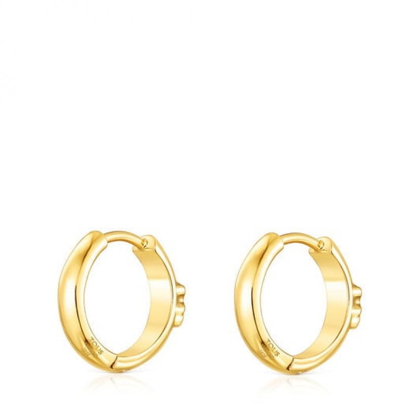 Tous Basics Hoop With Bear Ohrringe Gold | Österreich-SDBGKP452