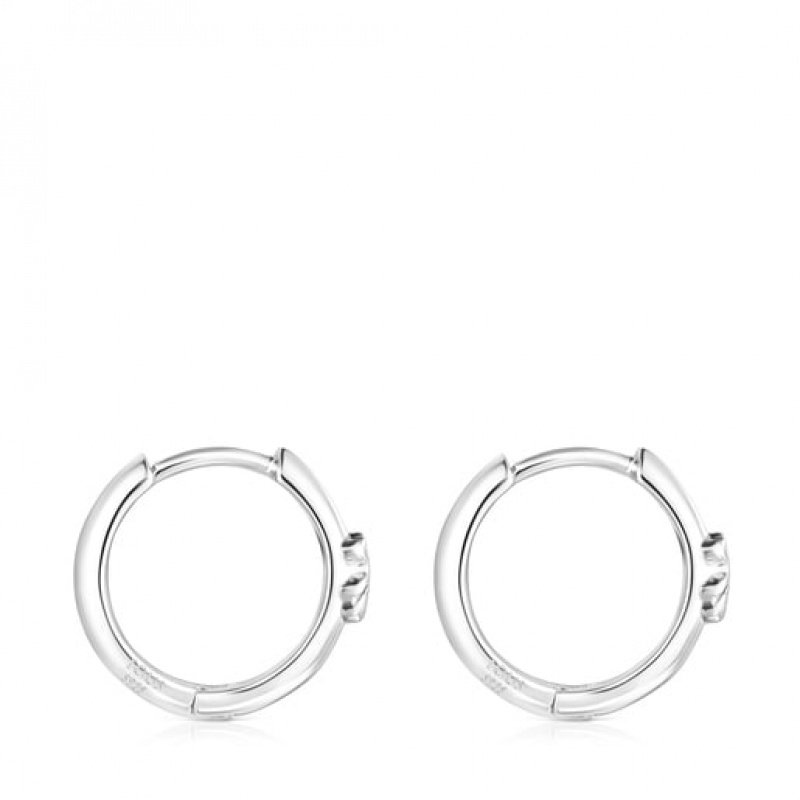 Tous Basics Hoop With Bear Ohrringe Silber | Österreich-MIYVUX302