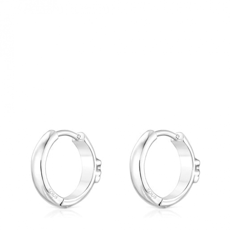 Tous Basics Hoop With Bear Ohrringe Silber | Österreich-MIYVUX302